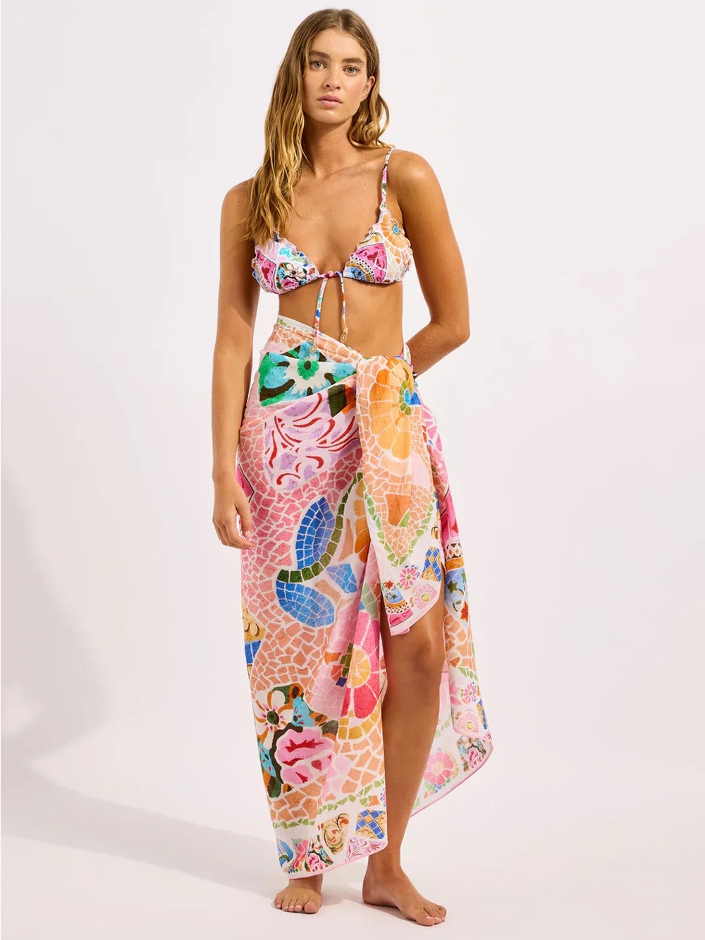 SEAFOLLY BEACH BOHEME SARONG NWT - Picture 2 of 7